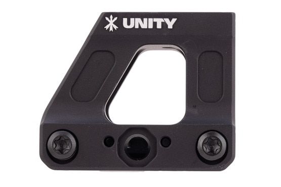 Unity Tactical FAST MRDS Mount has a black type III hardcoat anodized finish.